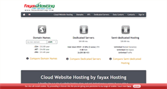 Desktop Screenshot of fayaxhosting.com